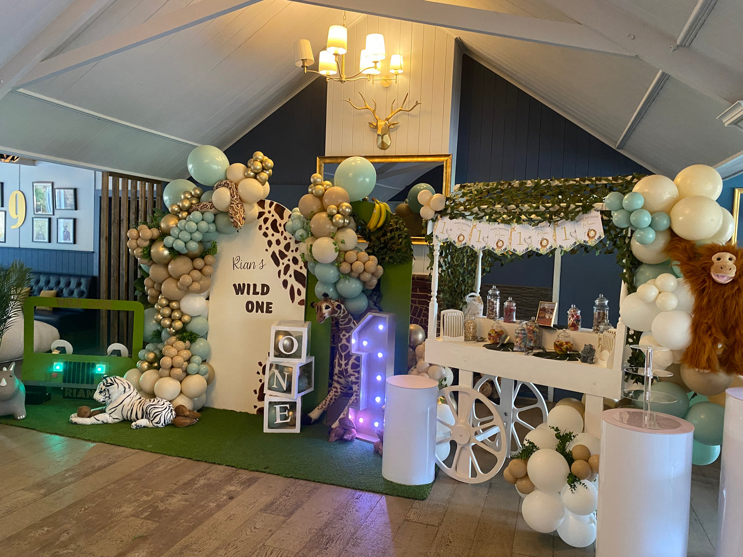 Wild One balloon display