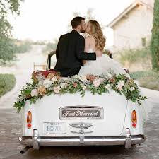 Flowers for your wedding car