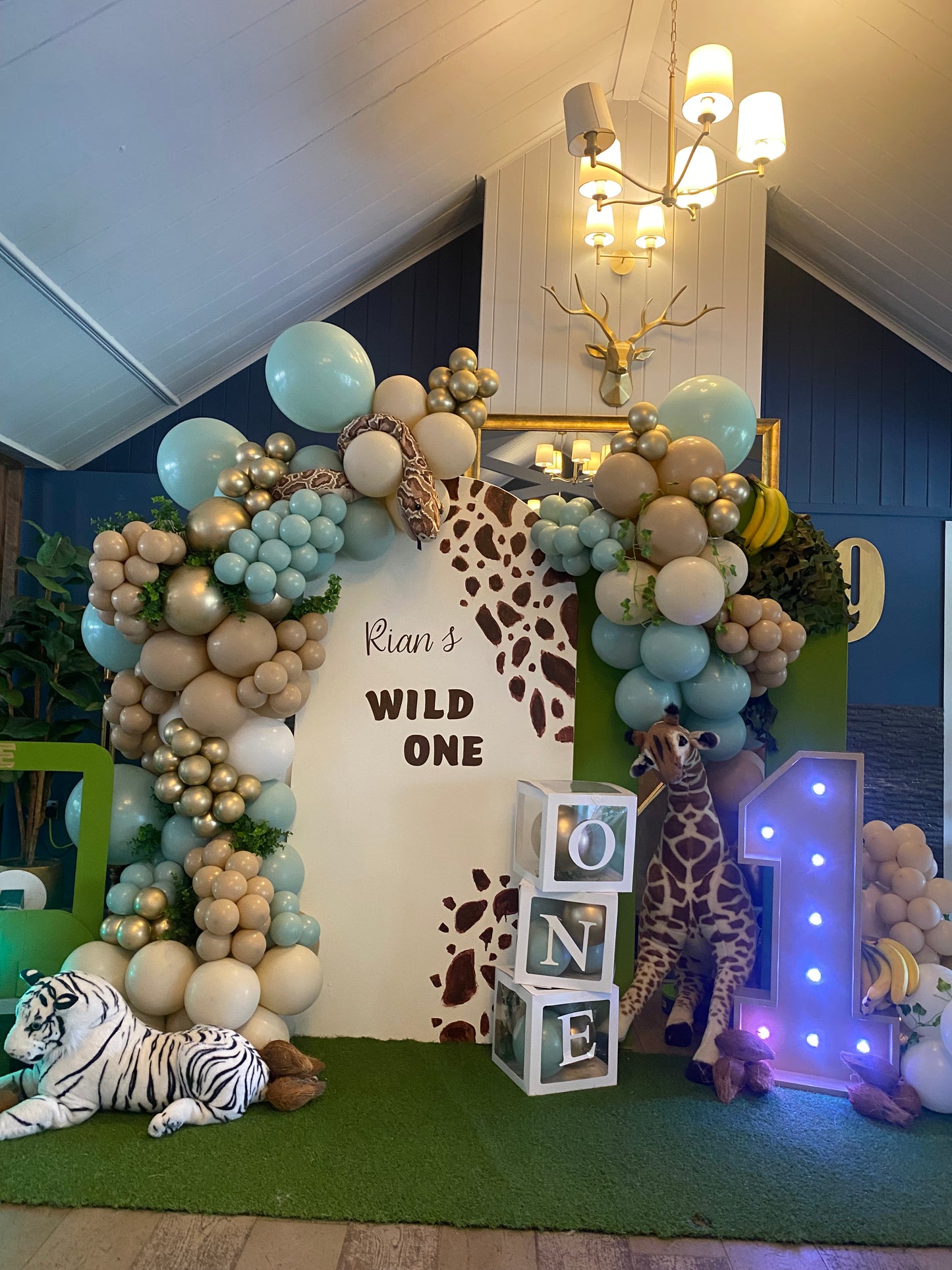 Wild One balloon display