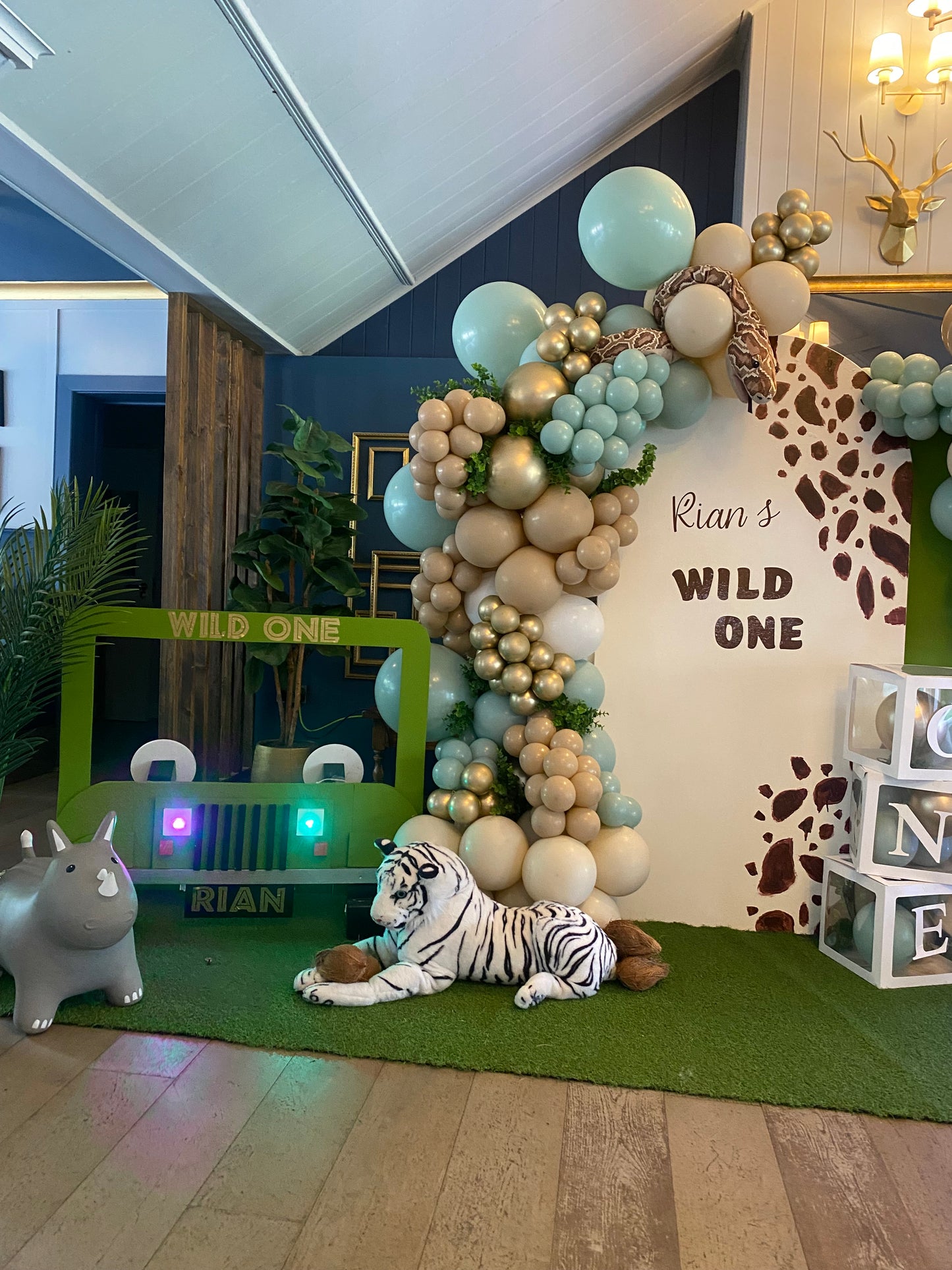 Wild One balloon display