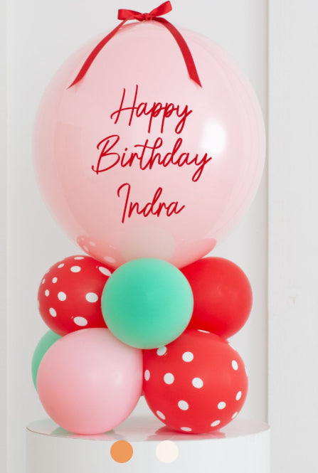 Bubble table balloon