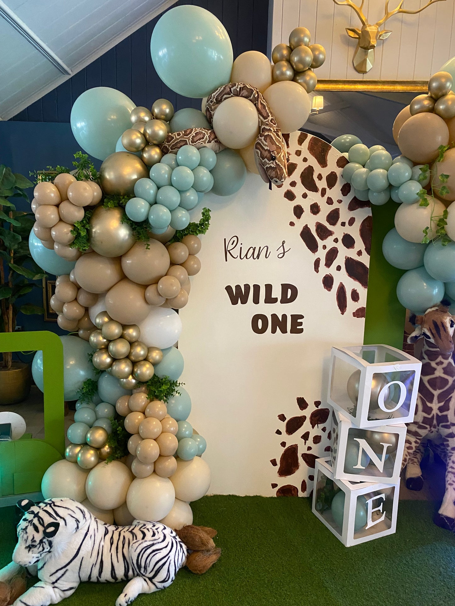 Wild One balloon display