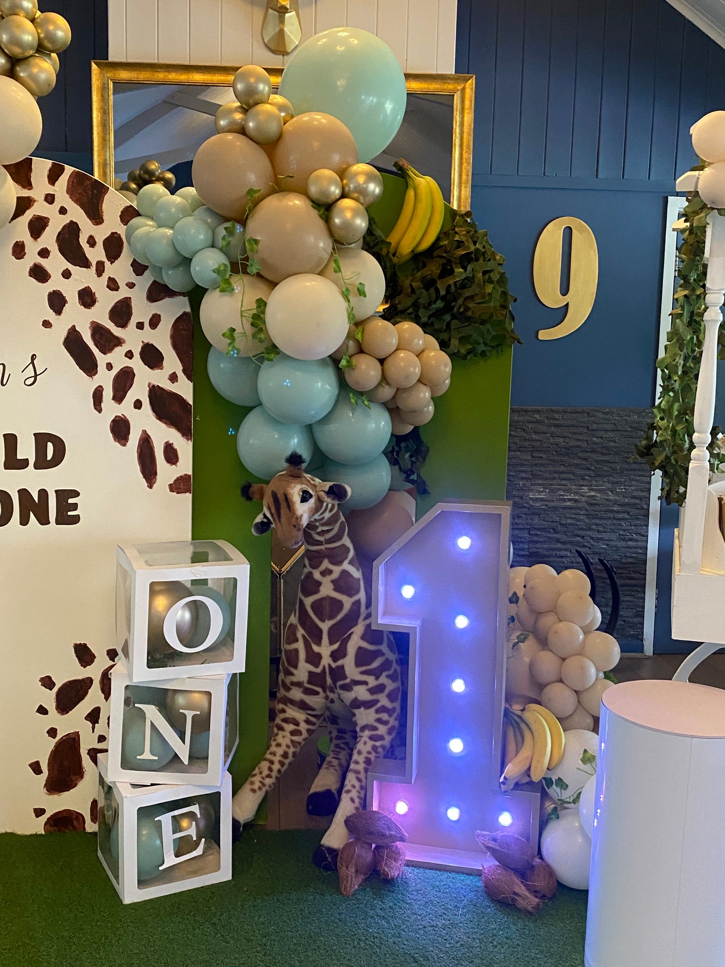 Wild One balloon display