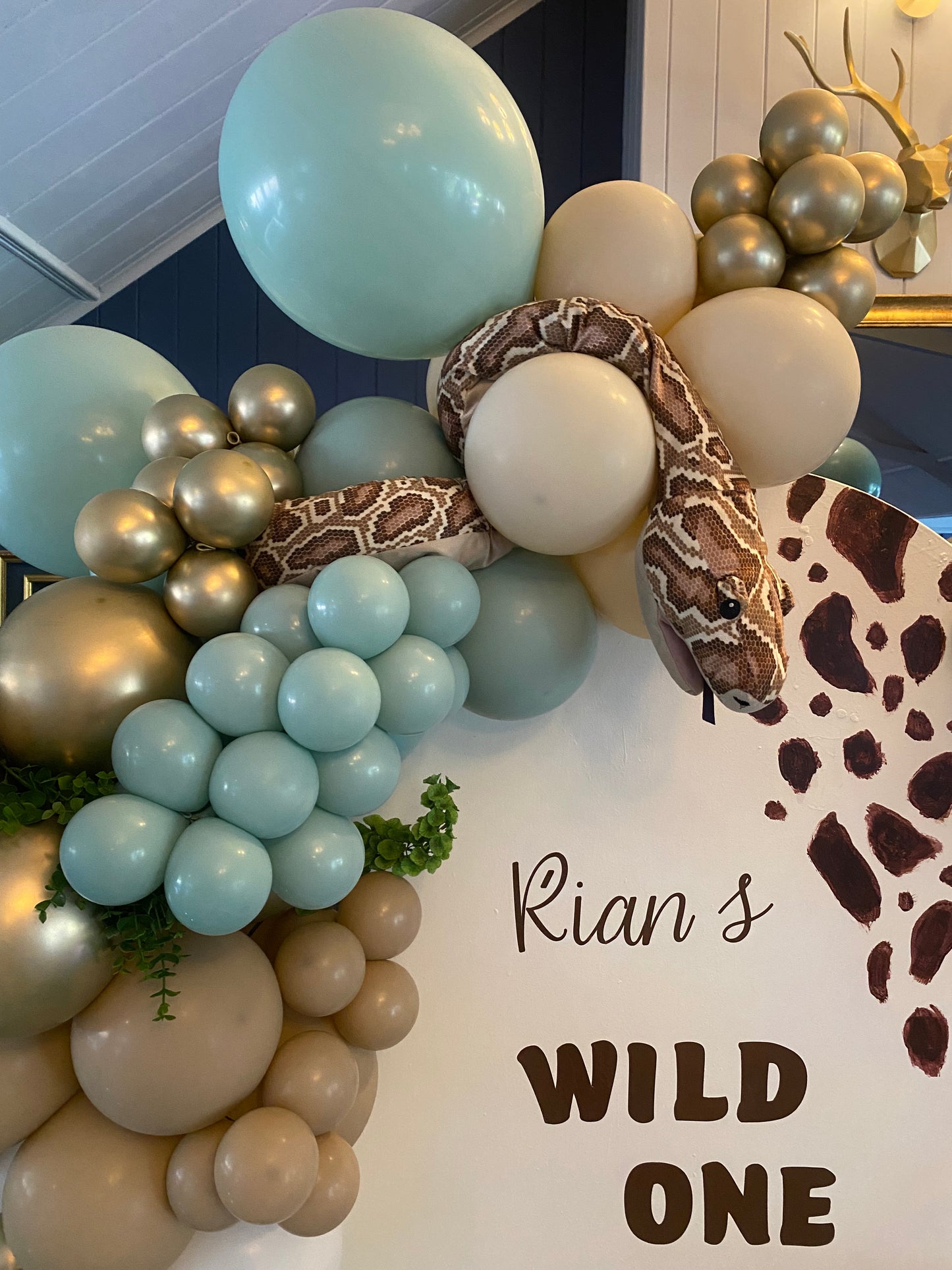 Wild One balloon display