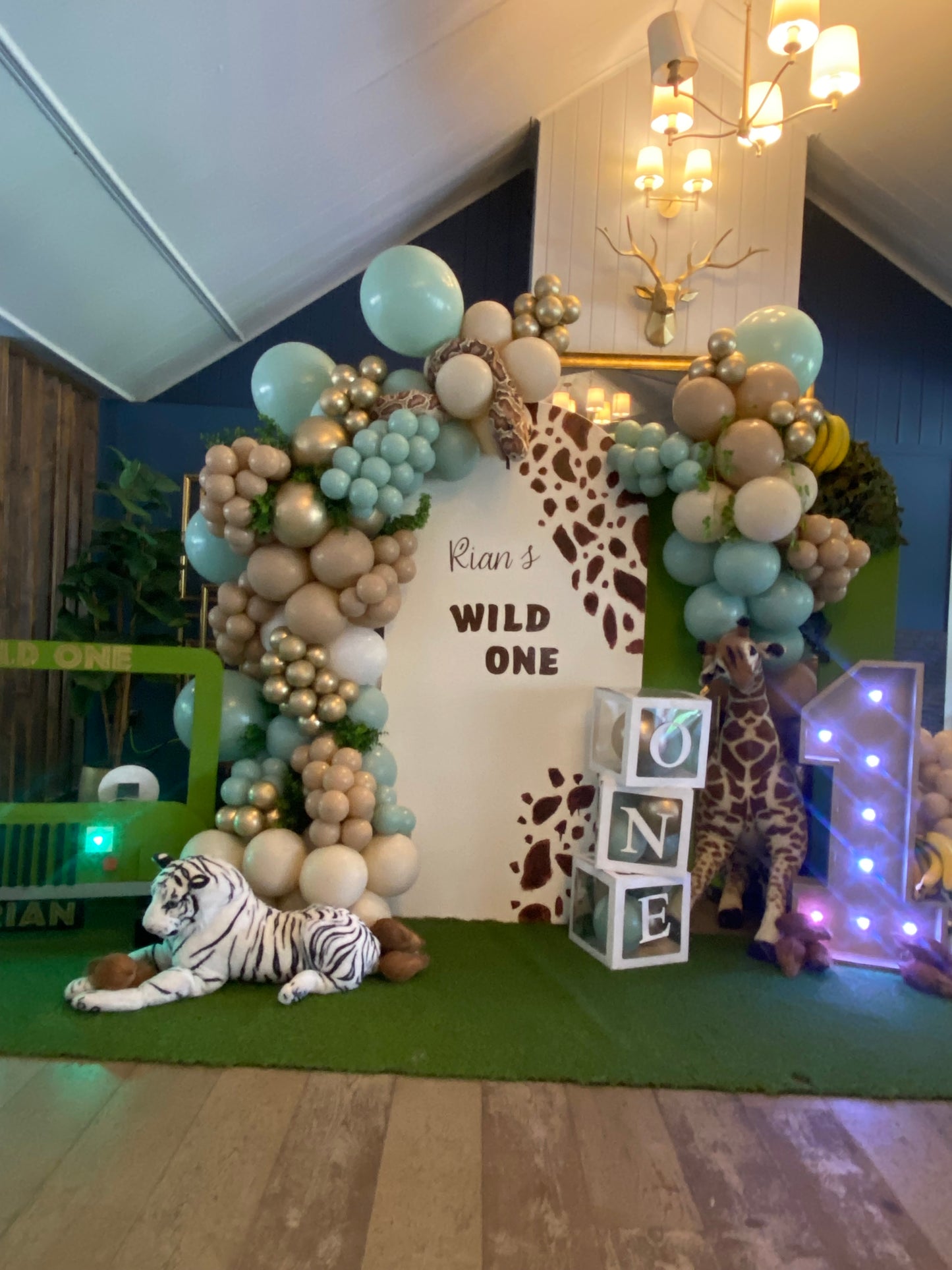 Wild One balloon display