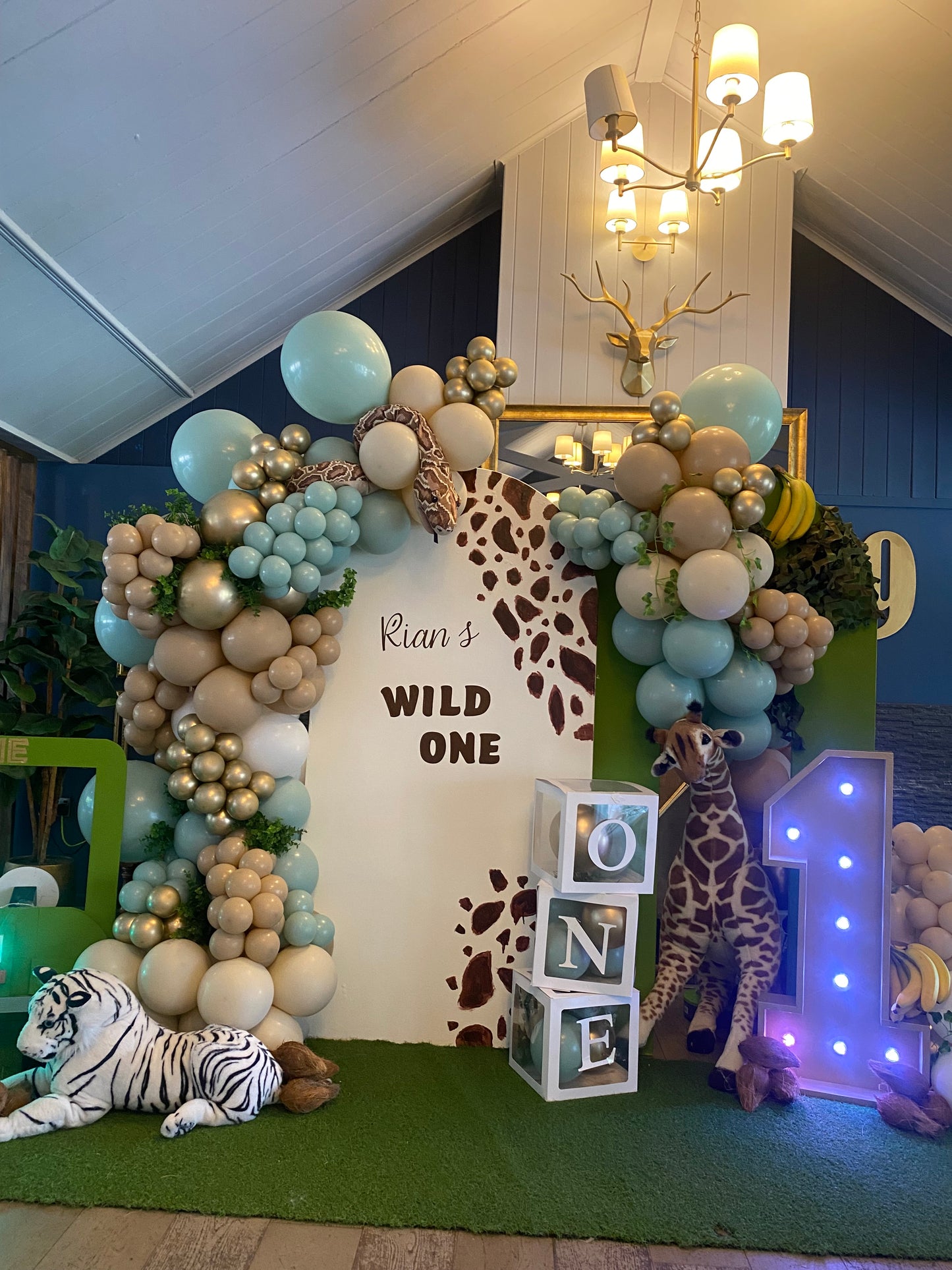 Wild One balloon display